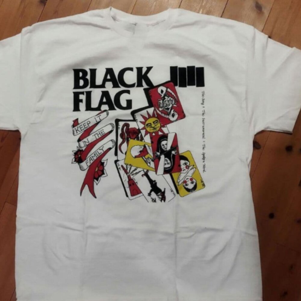 Black Flag Punk Rock Band T-Shirt| Vintage Style Hardcore Tee